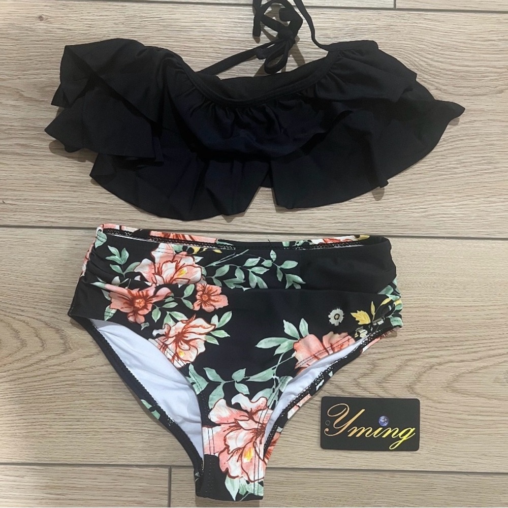 Family Matching Swimsuits - Mommy and Me Swim Suits 2 x Two Piece Swimming Suits - Picture 12 of 14
